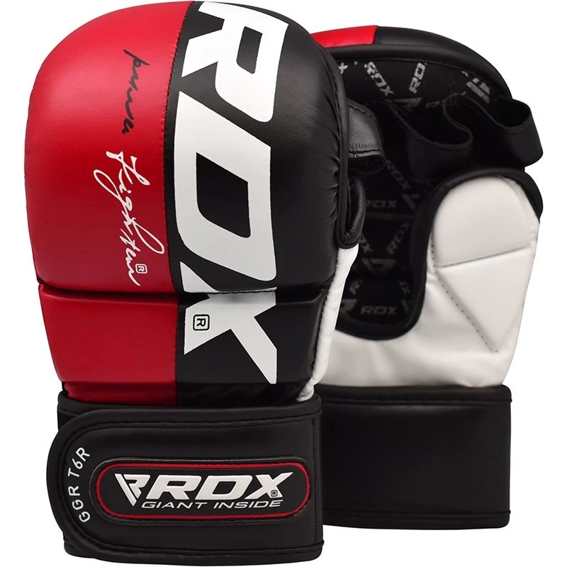 RDX SPORTS RDX T6 SMMAF Approved Hybrid MMA Grappling Gloves Gel Padded 4 RDX SPORTS RDX T6 SMMAF Approved Hybrid MMA Grappling Gloves Gel Padded - Image 4