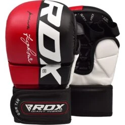 RDX SPORTS RDX T6 MMA Sparring Gloves 7oz -Rdxsports Shop t6 mma grappling gloves red 4 4 1 4 1