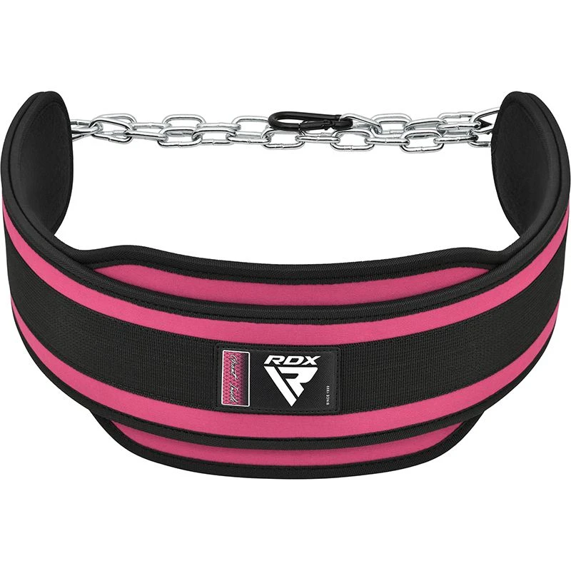 RDX SPORTS RDX T7 Weight Training Dipping Belt With Chain 6 RDX SPORTS RDX T7 Weight Training Dipping Belt With Chain - Image 6