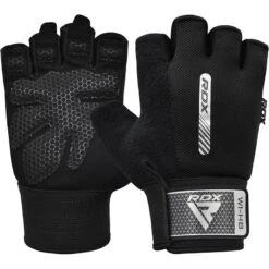 RDX SPORTS RDX W1 Gym Workout Gloves 14 RDX SPORTS RDX W1 Gym Workout Gloves -Rdxsports Shop w1 black half gym gloves 1 1