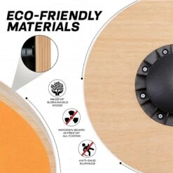 RDX SPORTS RDX W1 Wooden Wobble Round Balance Board 19 RDX SPORTS RDX W1 Wooden Wobble Round Balance Board -Rdxsports Shop w1 yellow wooden balance board 6 1 1