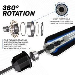 RDX SPORTS RDX W1 Jump Rope With Foam Handles 15 RDX SPORTS RDX W1 Jump Rope With Foam Handles -Rdxsports Shop weighted skipping rope with foam handles for fitness blue 7 2