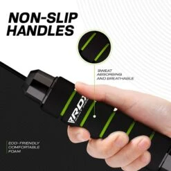 RDX SPORTS RDX W1 Jump Rope With Foam Handles 19 RDX SPORTS RDX W1 Jump Rope With Foam Handles -Rdxsports Shop weighted skipping rope with foam handles for fitness green 7 2