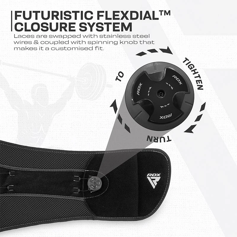 RDX SPORTS RDX WS FlexDIAL Adjustable FDA Approved Lumbar Back Support Brace 2 RDX SPORTS RDX WS FlexDIAL Adjustable FDA Approved Lumbar Back Support Brace - Image 2