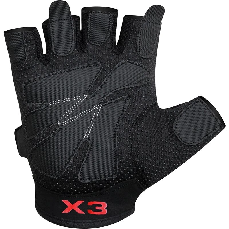 RDX SPORTS RDX S2 Half Finger Padded Bodybuilding Workout Gym Gloves 3 RDX SPORTS RDX S2 Half Finger Padded Bodybuilding Workout Gym Gloves - Image 3