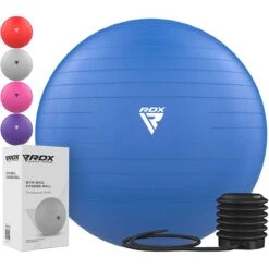 RDX SPORTS RDX B1 Inflatable Anti-Slip Yoga Ball With Portable Foot Air Pump 13 RDX SPORTS RDX B1 Inflatable Anti-Slip Yoga Ball With Portable Foot Air Pump -Rdxsports Shop yoga ball blue for home workout gym fitness 7