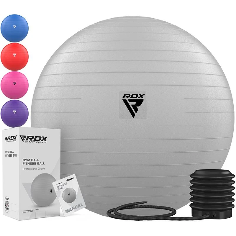 RDX SPORTS RDX B1 Inflatable Anti-Slip Yoga Ball With Portable Foot Air Pump 10 RDX SPORTS RDX B1 Inflatable Anti-Slip Yoga Ball With Portable Foot Air Pump - Image 10
