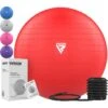 RDX SPORTS RDX B1 Inflatable Anti-Slip Yoga Ball With Portable Foot Air Pump